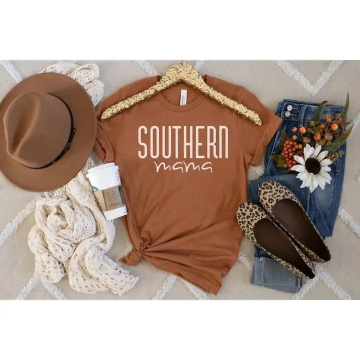 Southern Mama Tshirt in Copper