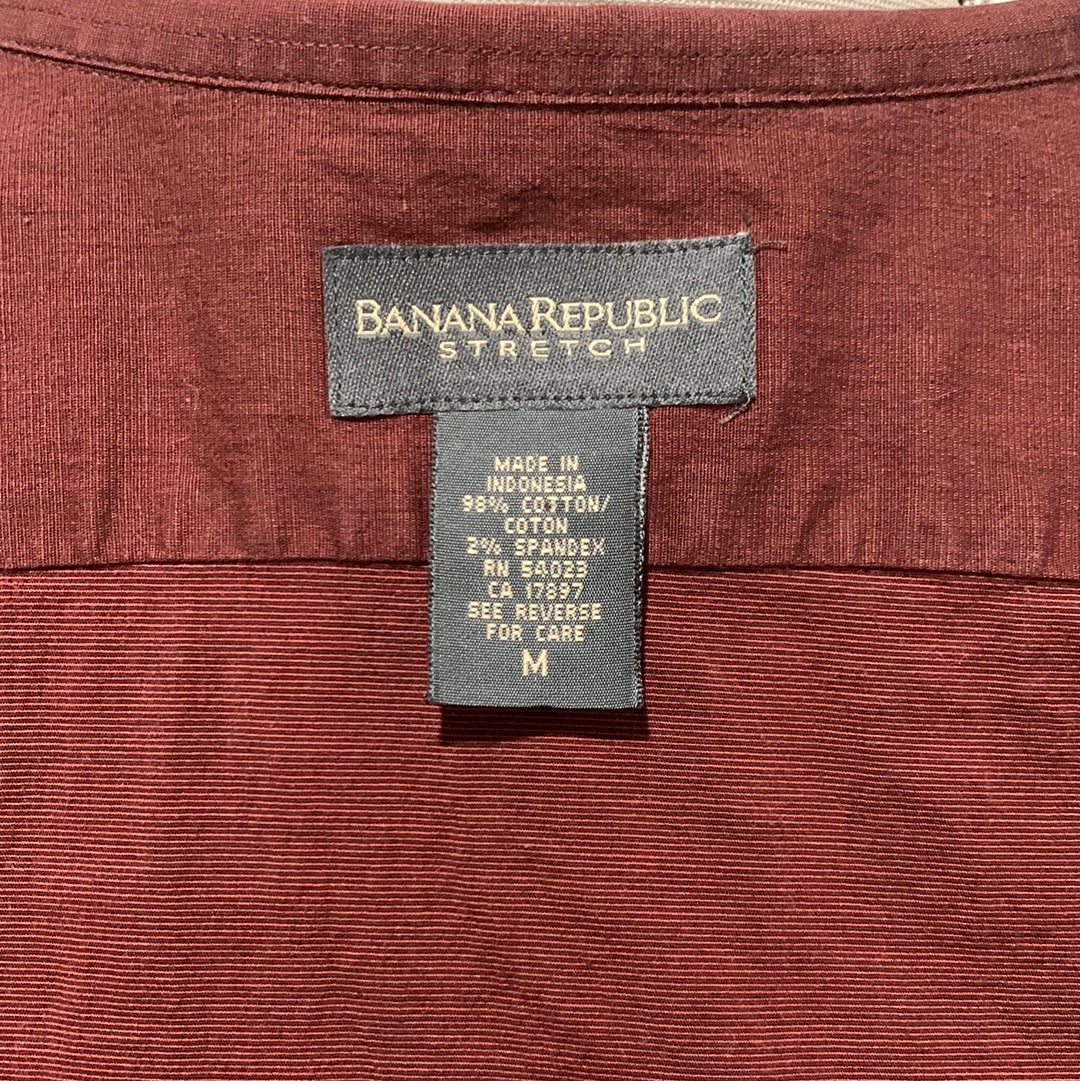 Burgundy Button-Down