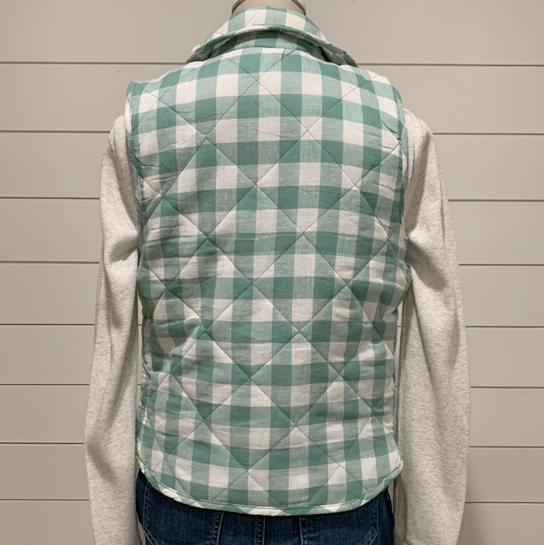 Plaid Vest