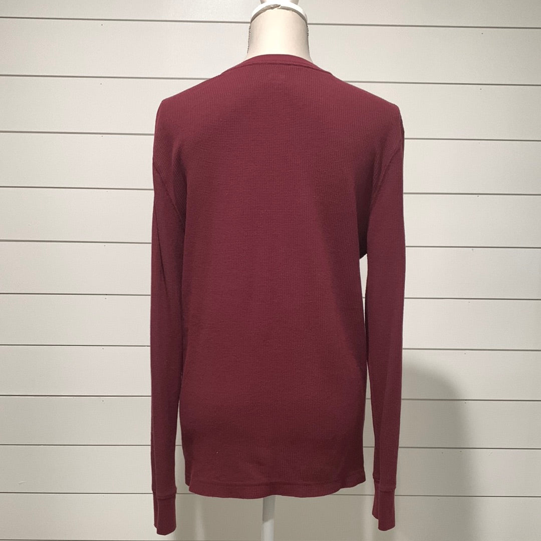 Burgundy Thermal Shirt