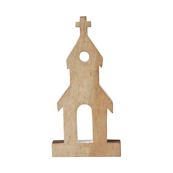 White/Brown Church Decor