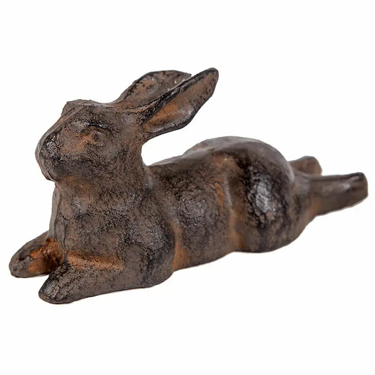 Large Cast Iron Rabbit