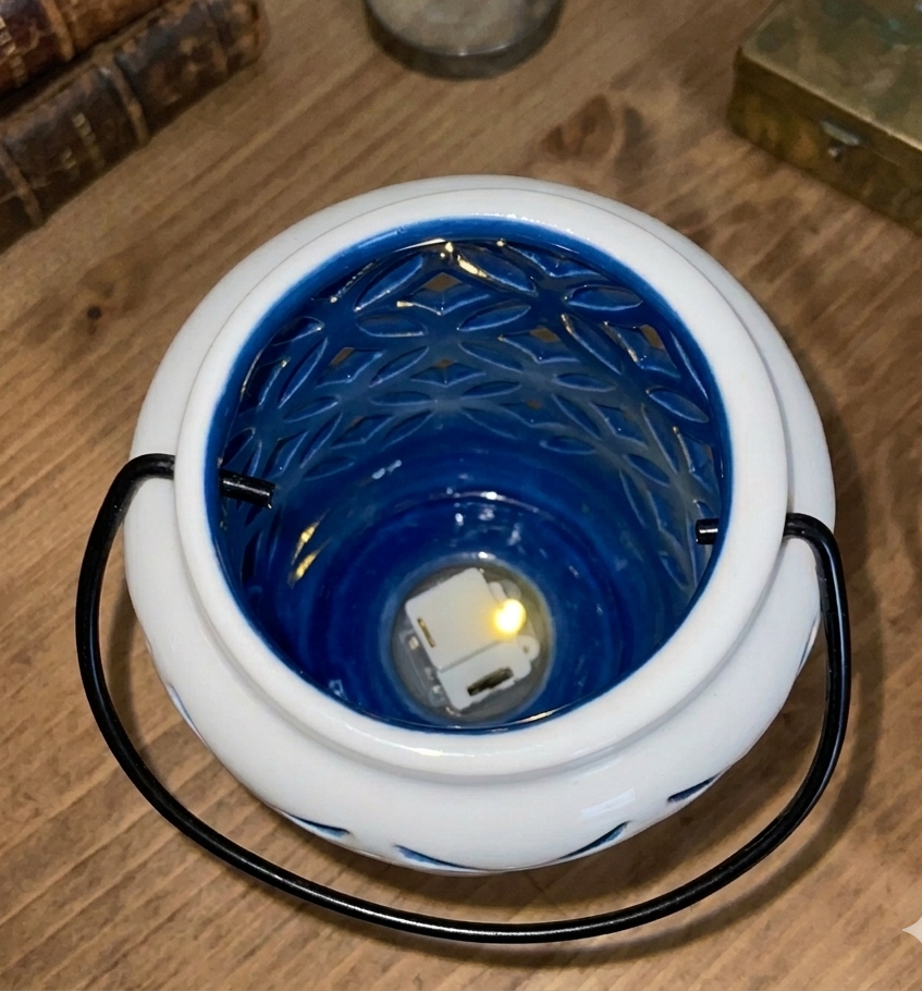 White and Blue Lantern