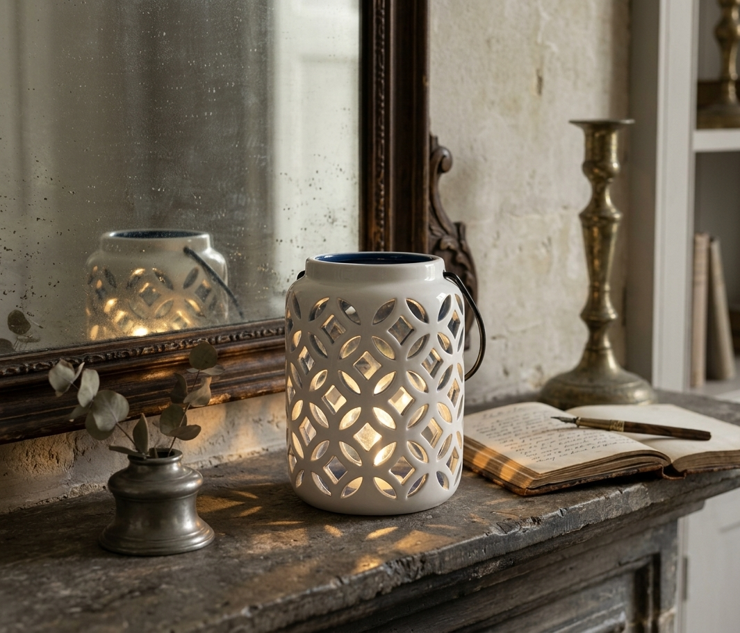 White and Blue Lantern