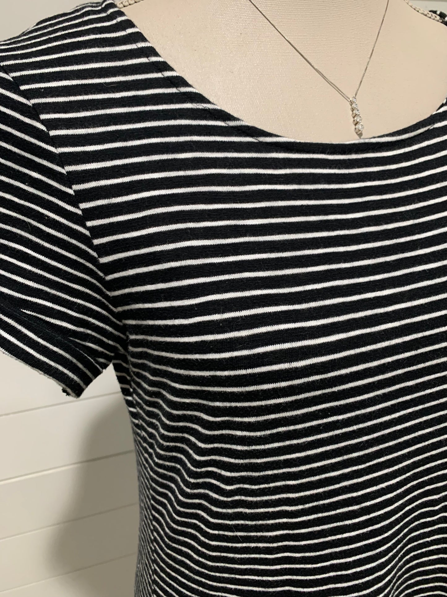 Striped Long Tshirt Dress