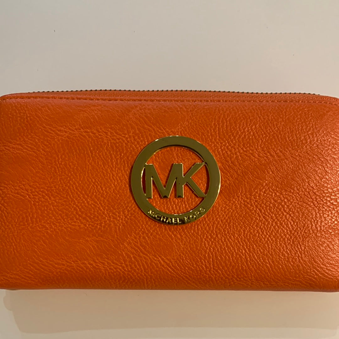 Michael Kors Orange Wallet