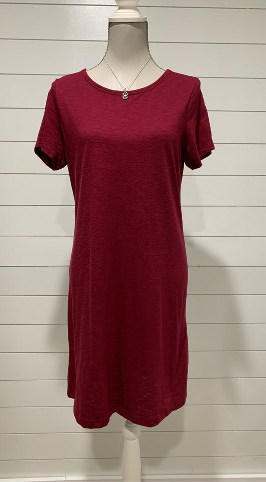 Burgundy Tshirt Dress