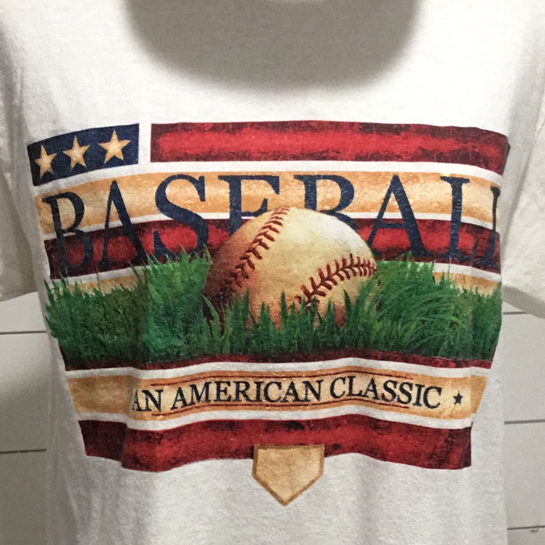 White Baseball Shirt