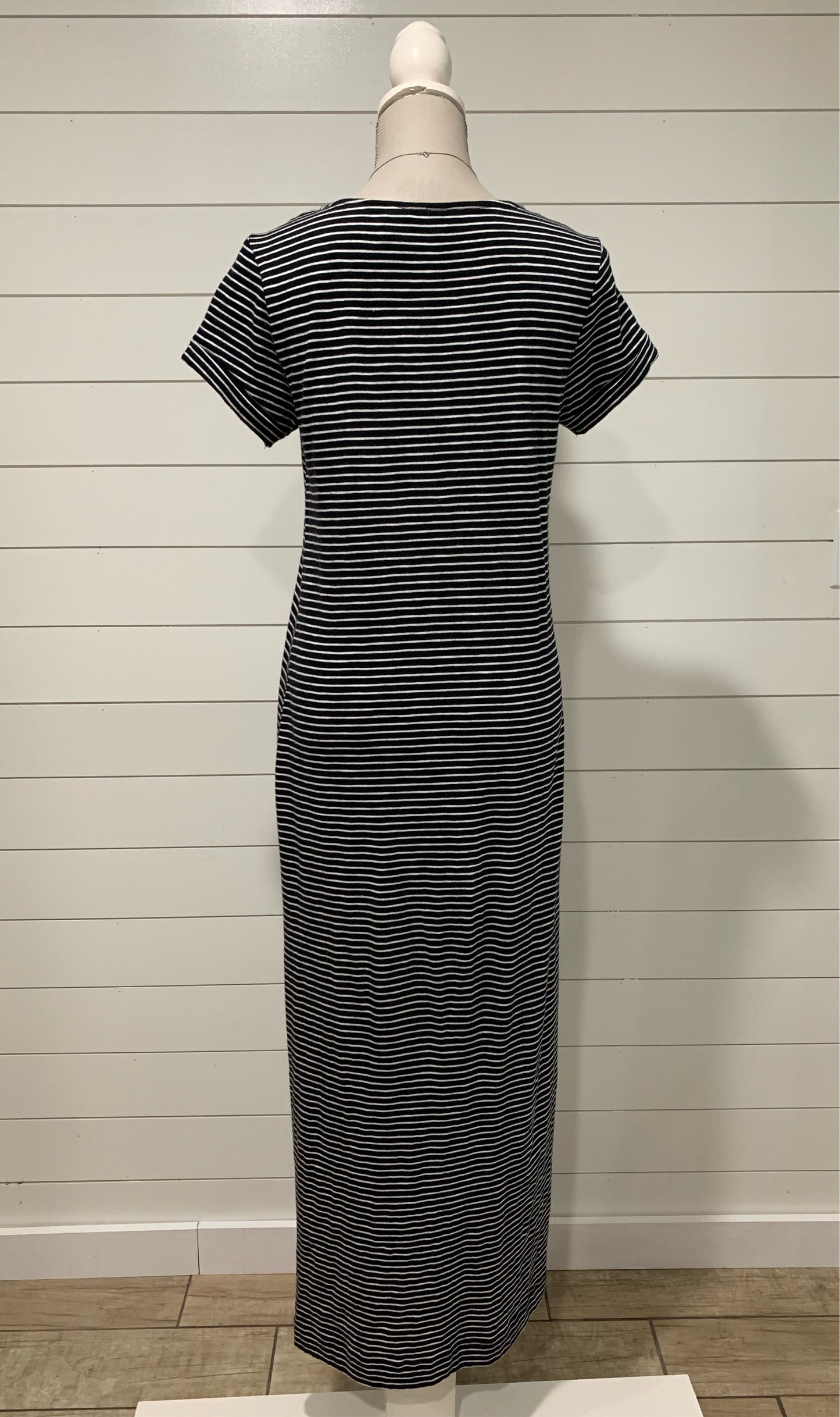 Striped Long Tshirt Dress