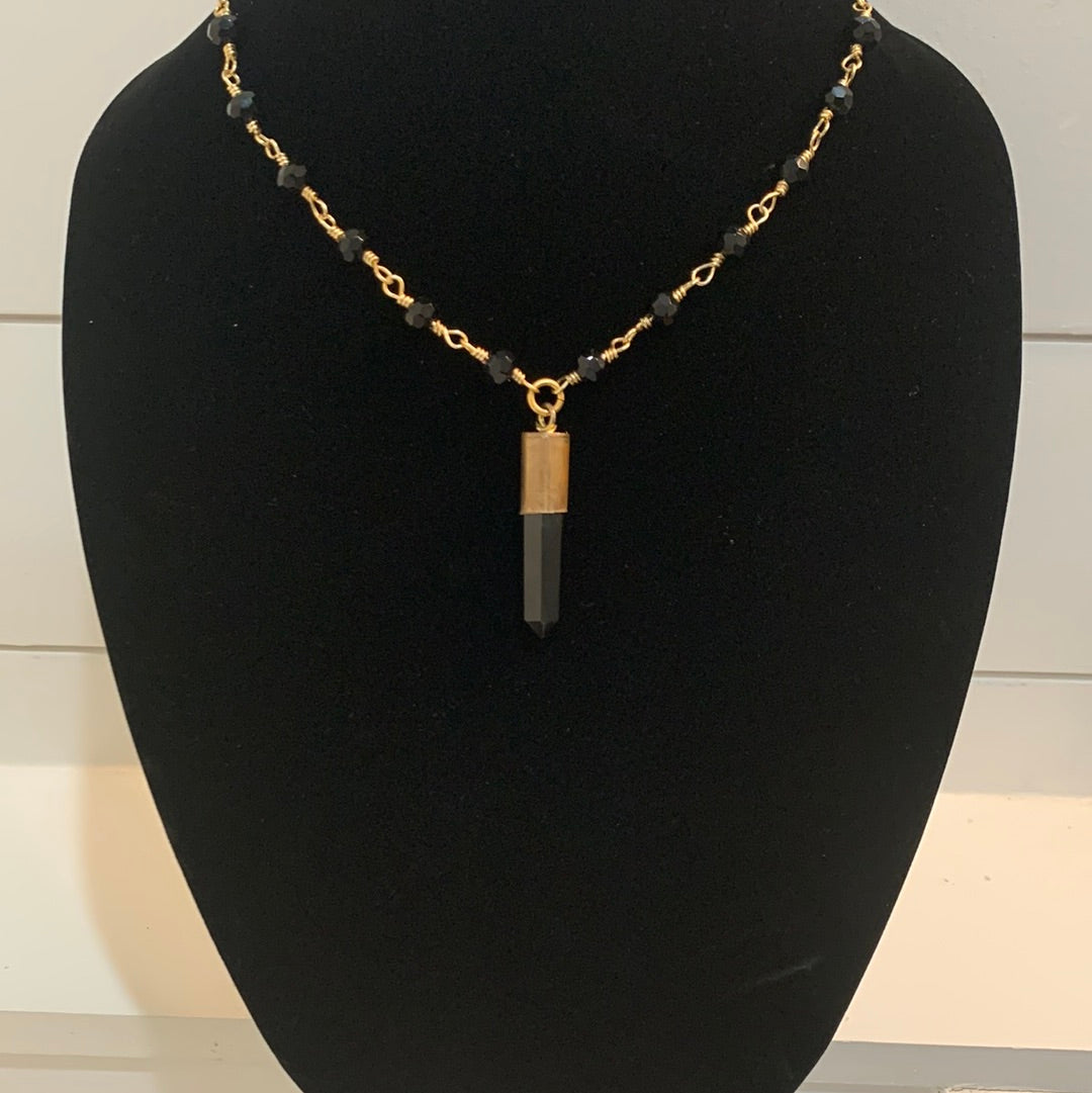 Black and Gold Necklace