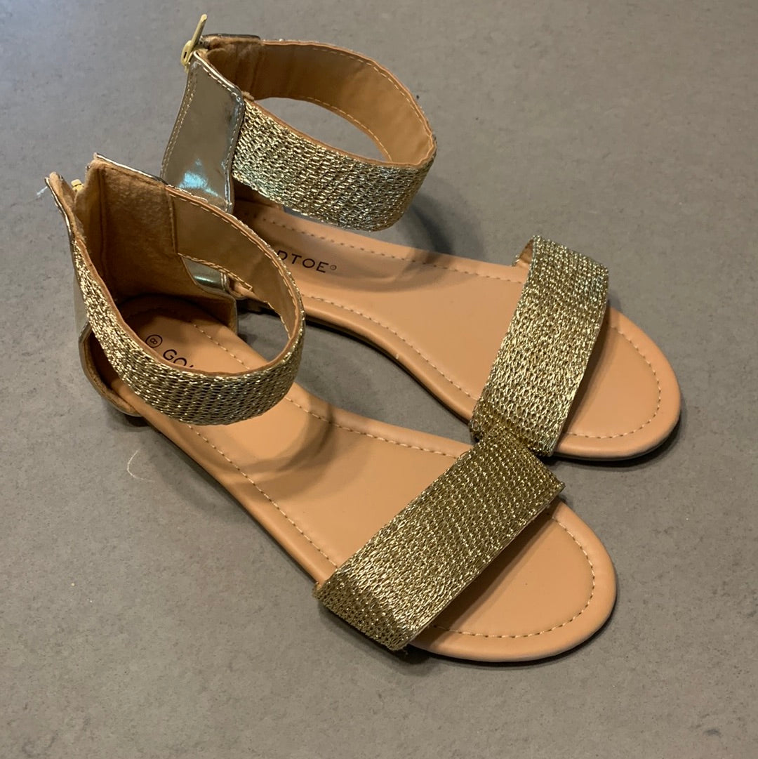 Gold Strap Sandal