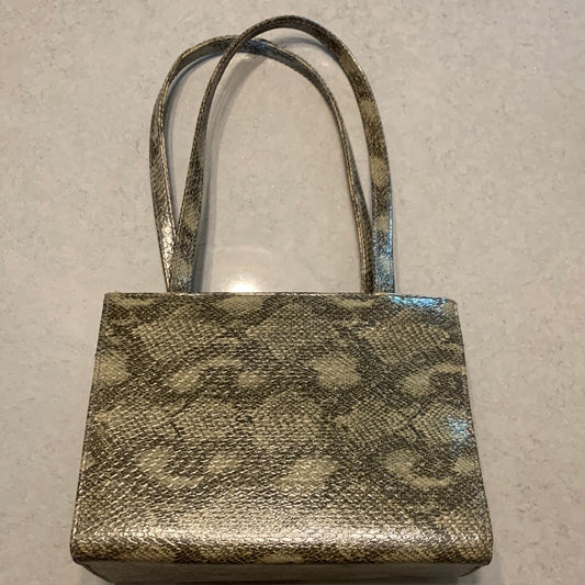 Brown Snakeskin-look  Handbag