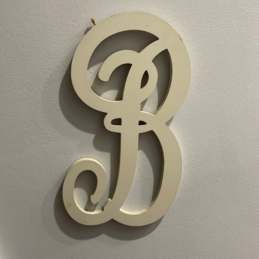 Cursive B Decor