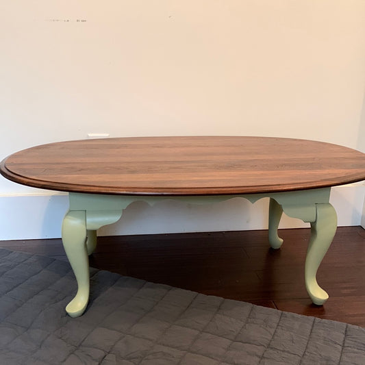 Sage/Stain Coffee Table