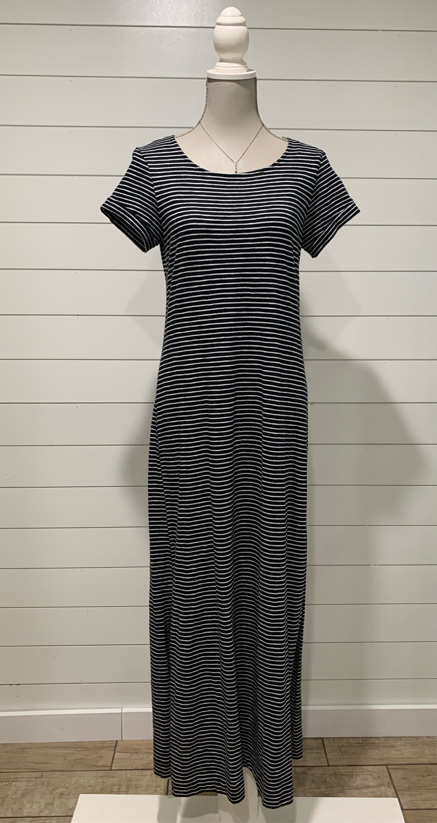 Striped Long Tshirt Dress