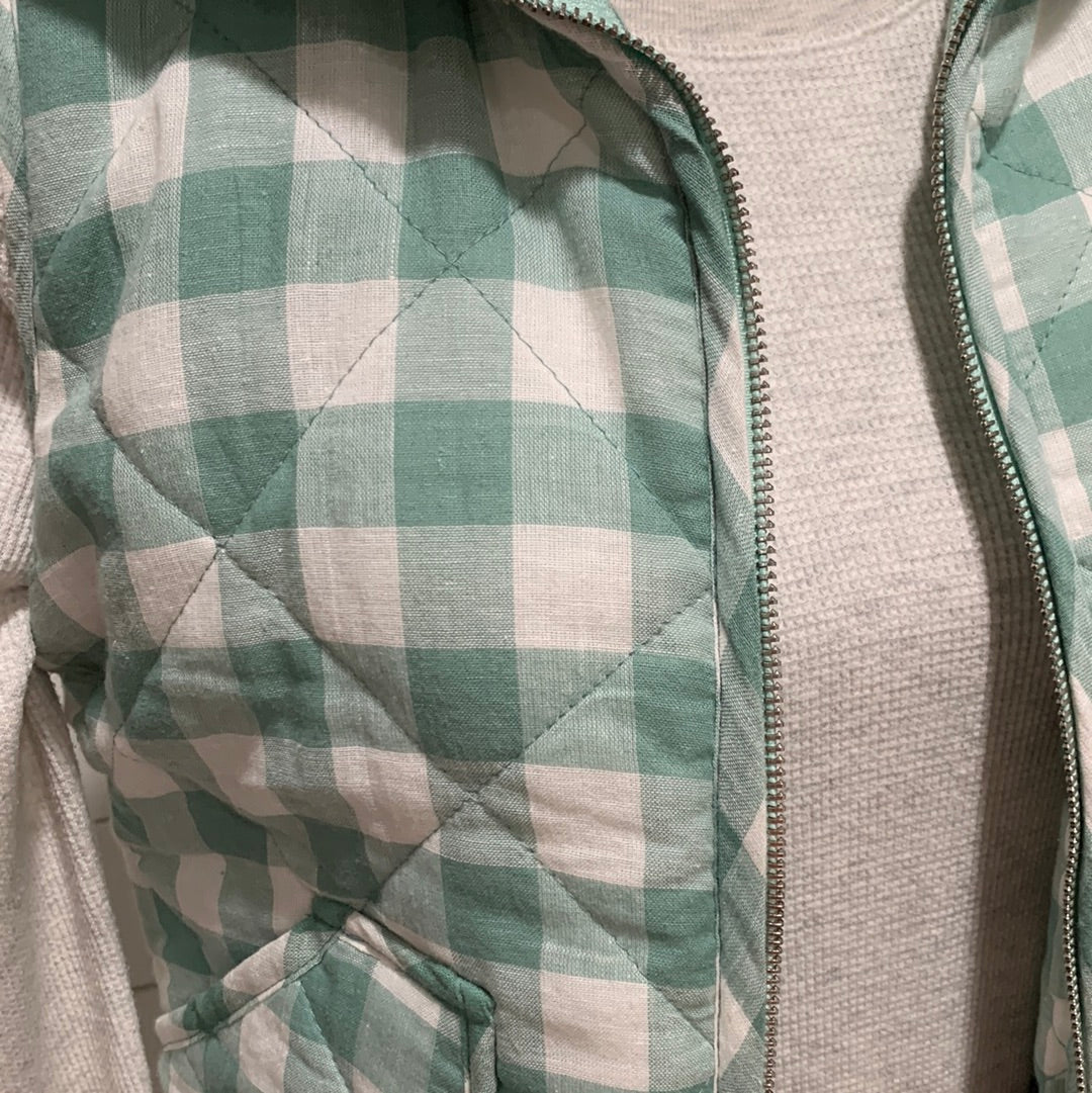 Plaid Vest
