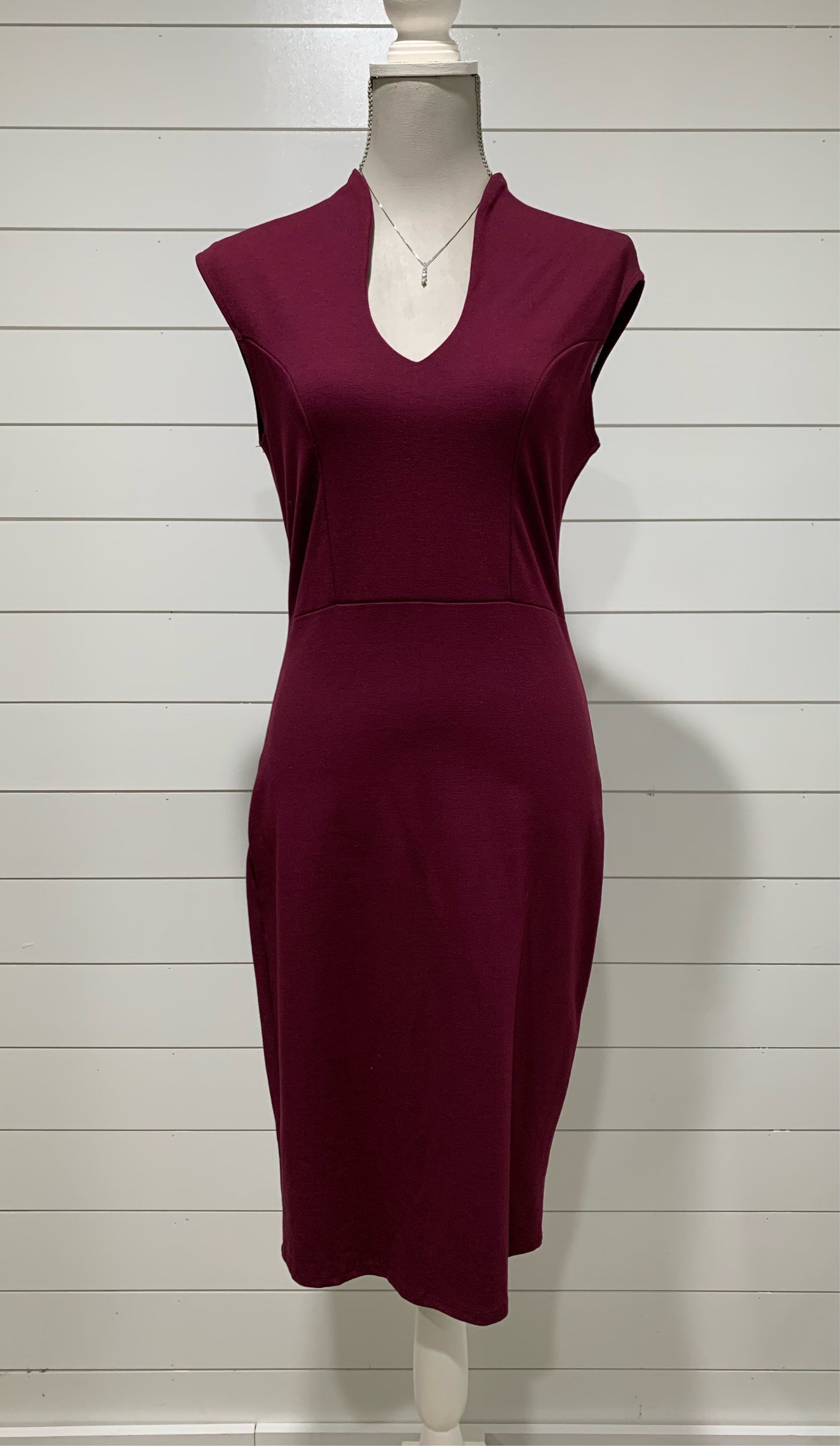 Maroon Dress