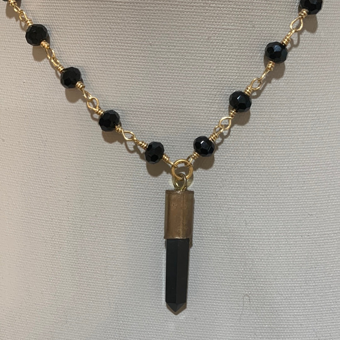 Black and Gold Necklace