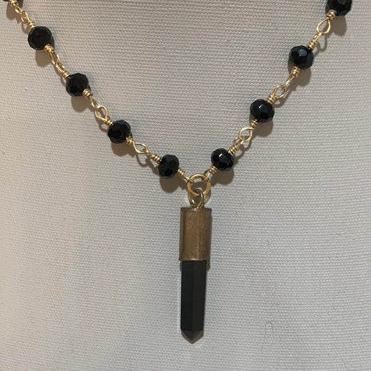 Black and Gold Necklace