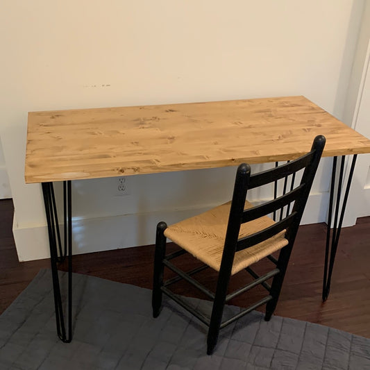 Wood Desk w/ Chair